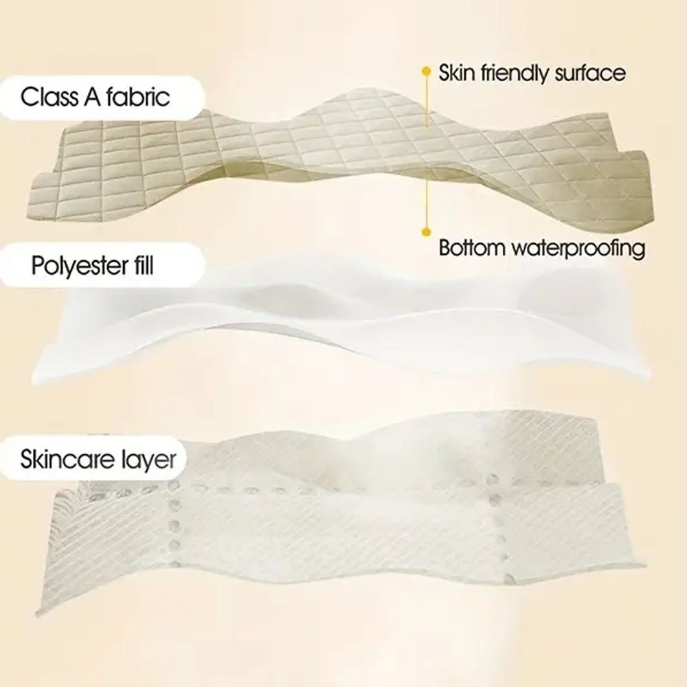 1pc Capa de Colchão 3D de Tecido Aéreo Espesso, Protetor de Colchão 100% Impermeável, Lençol com Elástico Macio e Respirável (Sem Fronha)