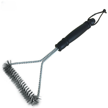 Grill Cleaning Brush BBQ Tool Grill Brush 3 Stainless Steel Brushes In 1 Cleanin Bbq Accessories Best Cleaner Barbecue