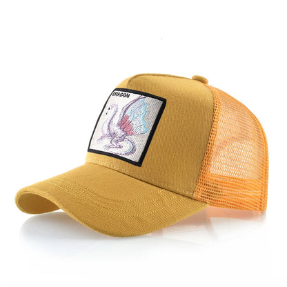 TQMSMY Embroidery Dragon Baseball Cap Men Outdoor Casual Visor Hats Women Snapback Trucker Caps Unisex Hip Hop Drake Bones