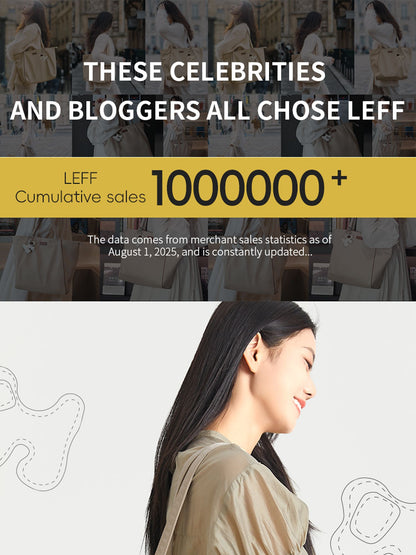 LEFF Luxury Women's Tote Bag Crossbody Bag High End Large Capacity Shoulder Bags Nylon Waterproof Commuting Bag Outdoor Bags