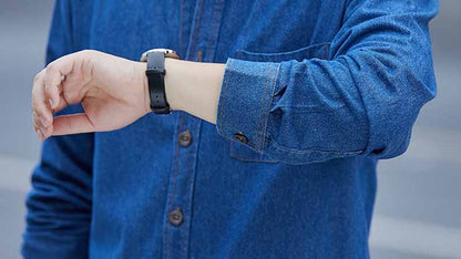 High Quality Cotton Denim Shirt Mens High Street Long Sleeve Cowboy Shirts for Men Autumn Casual Slim Fit Mens Design Clothing