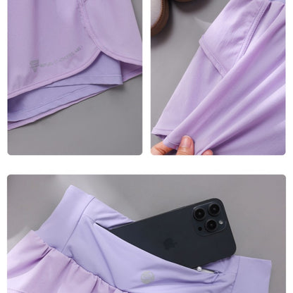 DRUR Sports Shorts Women High Waist Loose Yoga Shorts With Pocket Female Short Pants Woman's Gym Running Shorts Fitness Clothes