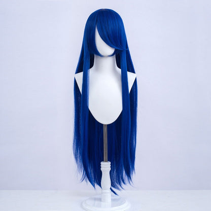 Halloween Cosplay Anime Party Fancy Wig Costume Wig 100cm Long Straight Heat Resistant Synthetic Hair Anime Colored Hair