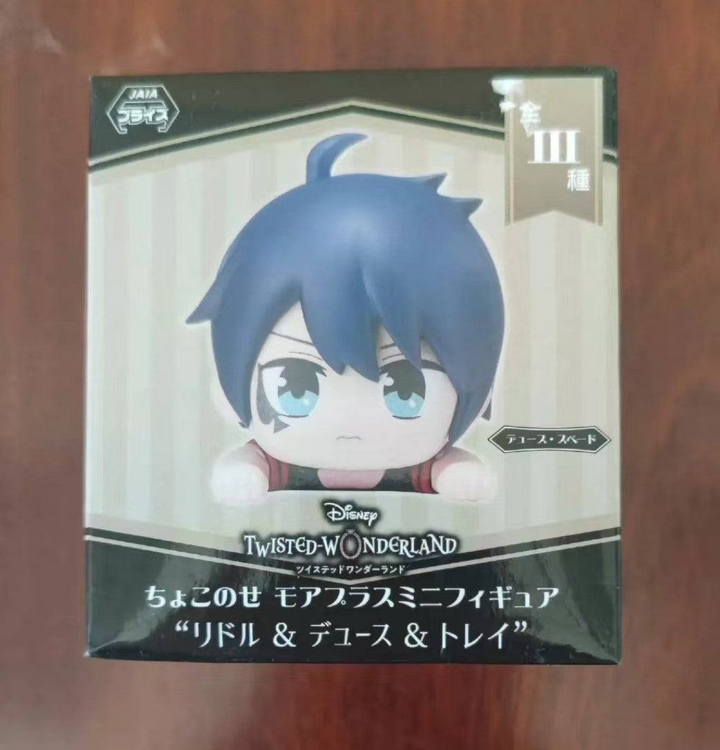 Genuine Bandai Q posket Series Disney Twisted Leona Jack Ruggie Wonderland Azul Ashengrotto Colecionáveis Brinquedos de Modelo Presente
