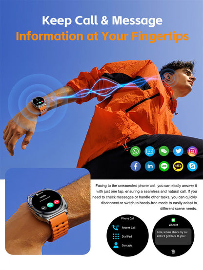 Chamada Bluetooth IP68 à Prova D'Água 2025 Novo Smartwatch 2 em 1 Atualizado com Fones de Ouvido Bluetooth TWS Para Homens e Mulheres Smartwatch Esportivo