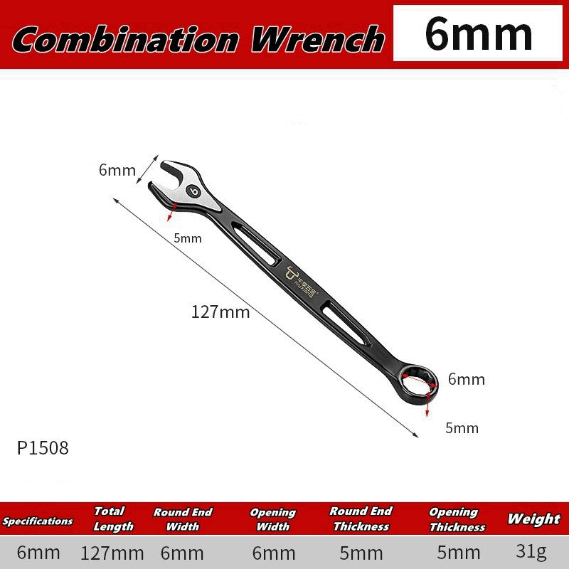 Chave De Boca Dupla Utilização Ameixas Flores Chaves Catracas 6mm-24mm Chaves Combinadas Cortador De Porcas Chave Combinada Ferramenta Manual De Reparo