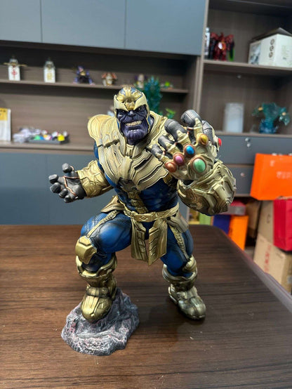 ?Novo? A série original de animação da Marvel tem cerca de 36 cm de altura. Estatueta artesanal colecionável do Thanos, dos Vingadores, modelo de presente.
