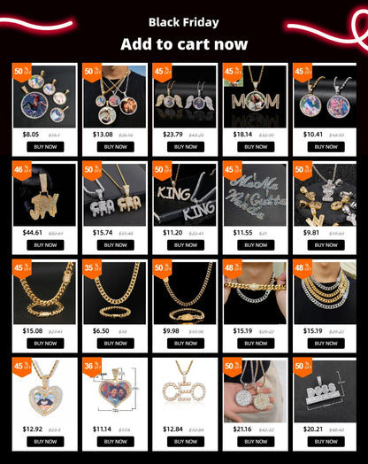 Hip Hop Jewelry Deathrow Records Pendant Necklaces for Men Iced Out Cubic Zirconia Charms 18K Gold Plated Copper Pendants