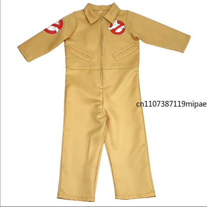 Men Kids Ghost busters Cosplay Costume Proton Pack Accessory Ghostbusters Boys Adult Women Jumpsuit Halloween Outfits Bodysuit