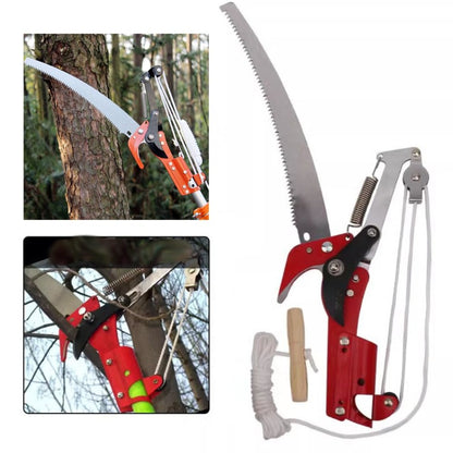 Podador de Árvores Extensível Serra 2 em 1 Tesoura para Galhos Altos Ferramentas de Jardinagem Podador de Árvores Tesoura de Poda