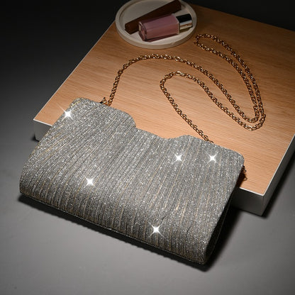 Light Luxury Pattern Chain shoulder Bag Simple And Versatile Handheld Underarm hand Bag women wedding party Evening gift Bags