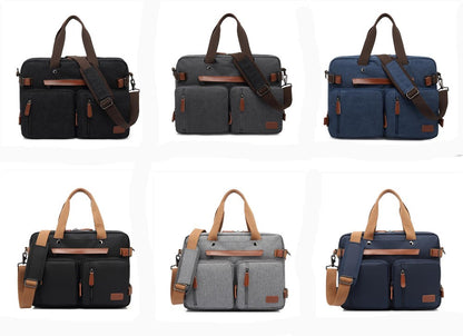 Nova Mochila Conversível Multifuncional 2025 Mochila para Notebook de 15,6/17,3 Polegadas Mochila de Viagem de Negócios Mochila Escolar de Nylon Impermeável