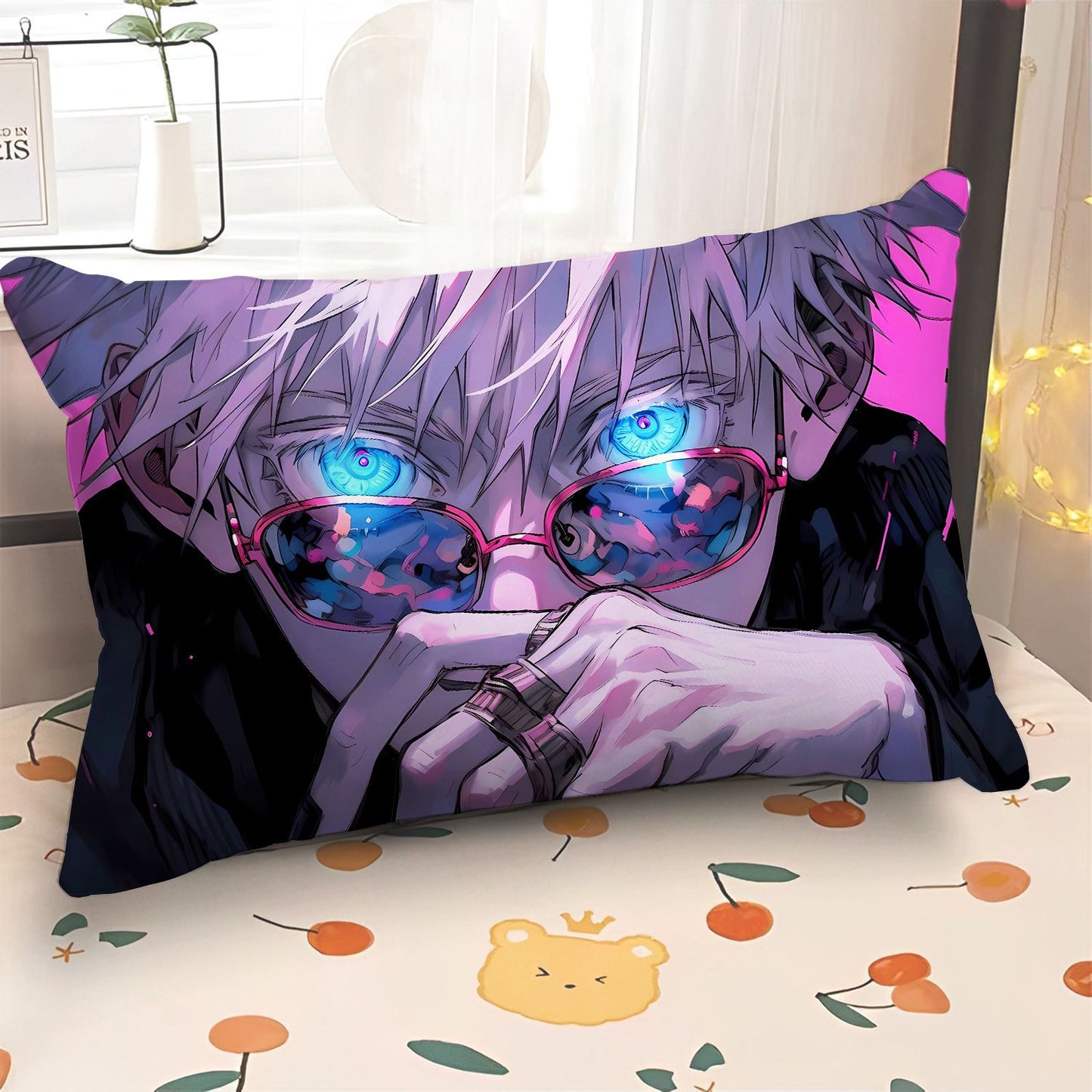 Jujutsu Kaisen peripheral pillow double side pillowcase Cartoon anime Itadori Yuji bedroom bed pillow Gojo Satoru soft pillow