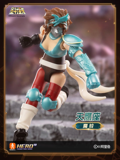 Blokees Galaxy Versão Gold Saint Boneco de Ação Libra Dohko Sagitário Campeão Seiya Mu Aiolia Brinquedos de Montar Presente Infantil