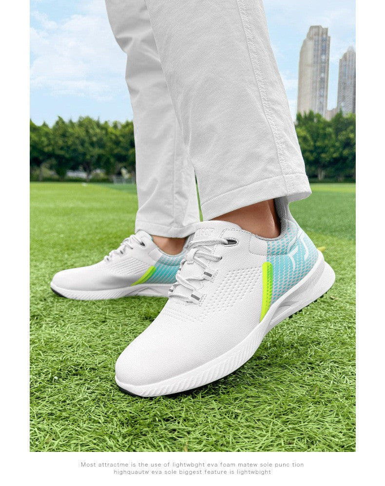 New Golf Shoes Men's Golf Shoes Casual Sneakers Anti-slip Outdoor Training Fitness Breathable Damping Wear-resistant Anti-odor