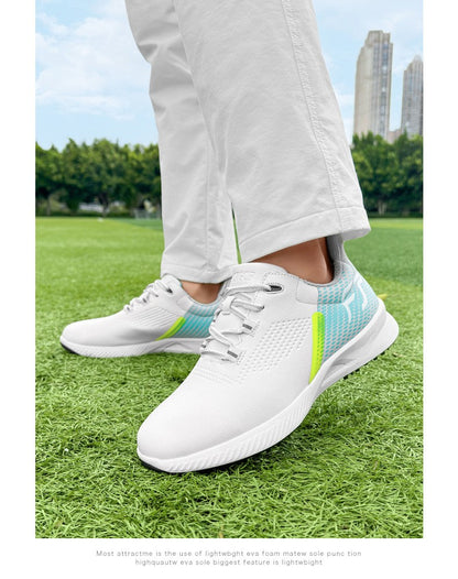 New Golf Shoes Men's Golf Shoes Casual Sneakers Anti-slip Outdoor Training Fitness Breathable Damping Wear-resistant Anti-odor