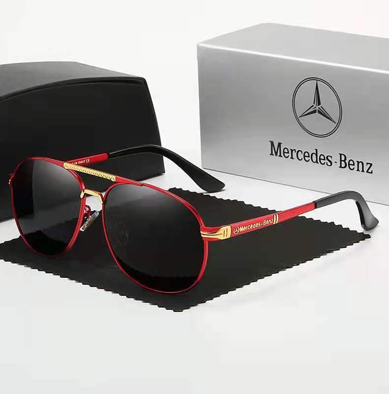 For Mercedes Benz A B C E S V Class GLB GLC GLE AMG Pilot SLK SLC ML Car High Men Anti Glare Driver Goggles Polarized Sunglasses