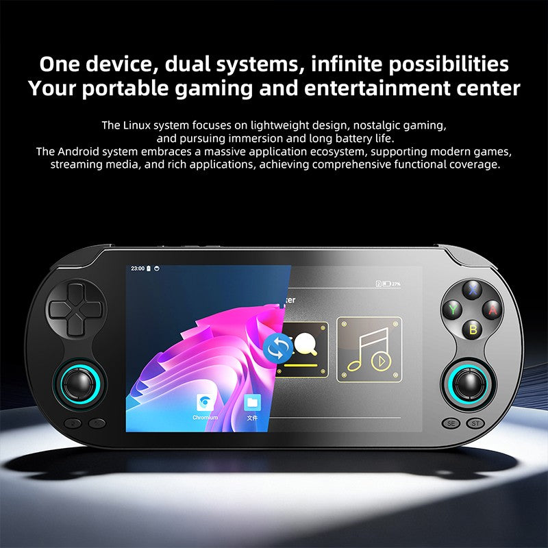 ANBERNIC RG VITA pro Handheld Game Console IPS Touchscreen 5000mAh Video Gaming Player AI Streaming Compatible RixelHK