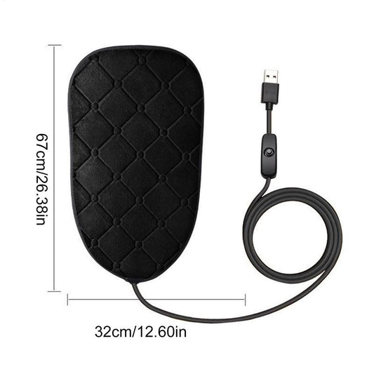 Almofada de assento de motocicleta Almofada de assento aquecida para motocicleta Almofada de scooter para clima frio para motocicleta off-road ATV Snowmobile Viagem de estrada Touring