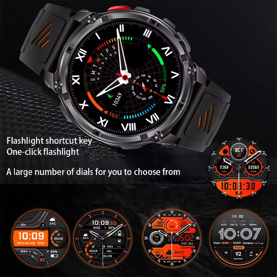 Novo T-Rex3 Ultra Smartwatch Bateria 1100mAh GPS Rastreador Bússola IP69K À Prova D'água Esportes rastreador Ar Livre Militar Smartwatches