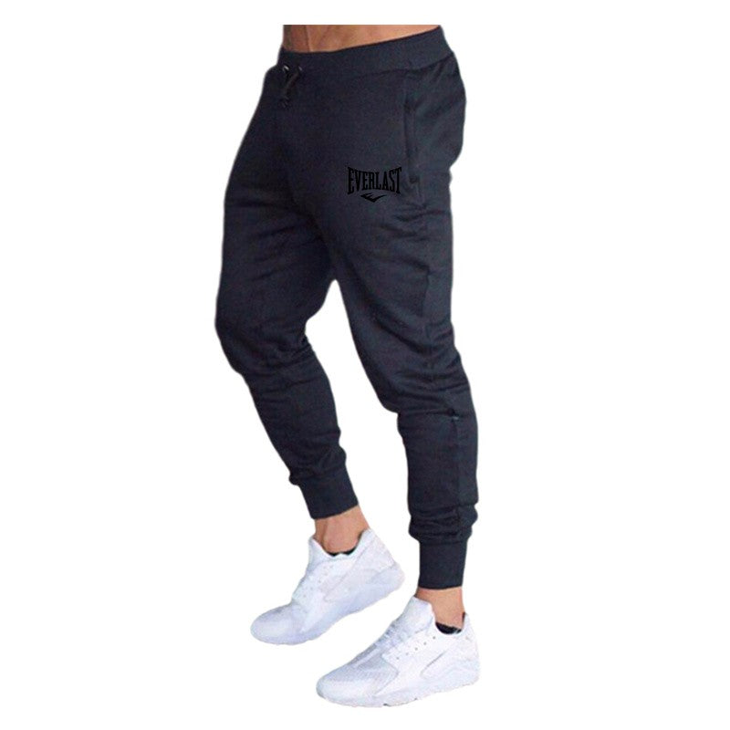 Printed pants autumn EVERLAST men's and women's running pants jogging pants sports casual pants fitness gym breathable pants