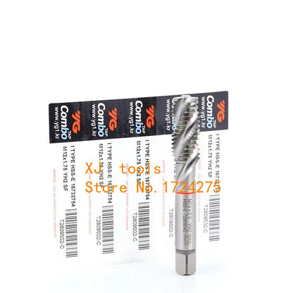 YG-1 T2809 Macho Espiral Combo HSS-EX M3 M4 M5 M6 M8 M10 M12 M16 M18 M20 M27 M30 Processamento para Ferro Fundido Aço Inox AL Etc.