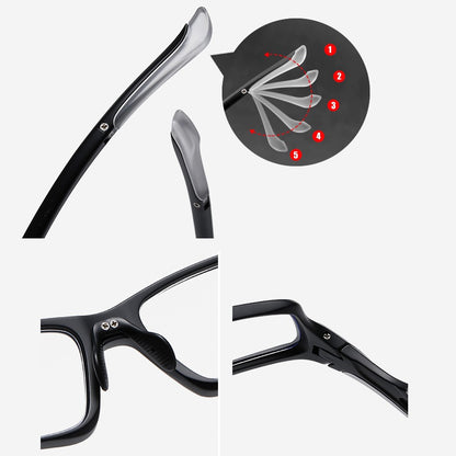 Sports Bifocal Reading Glasses Man Photochromic Anti-blue Light +1.0 To +4.0 TR90 Frame Eyeglasses High Quality Eyewear Readers