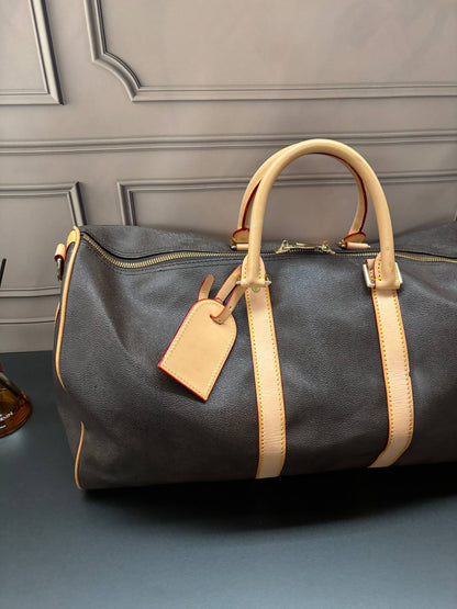 New Luxury Travel Bag with Logo Women Man Multifunction Large Handbags Original Brand Travel Suitcase Duffle Bags with Strap