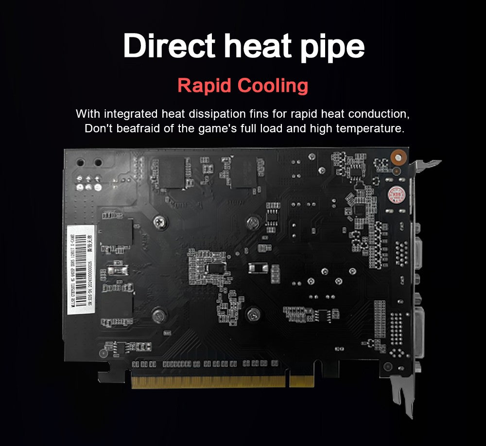 MLLSE GTX 750Ti 4GB Placa de Vídeo GDDR5 128Bit HDMI DVI VGA PCI-E 3.0 Geforce GPU Gtx 750ti Placa de Vídeo para Jogos