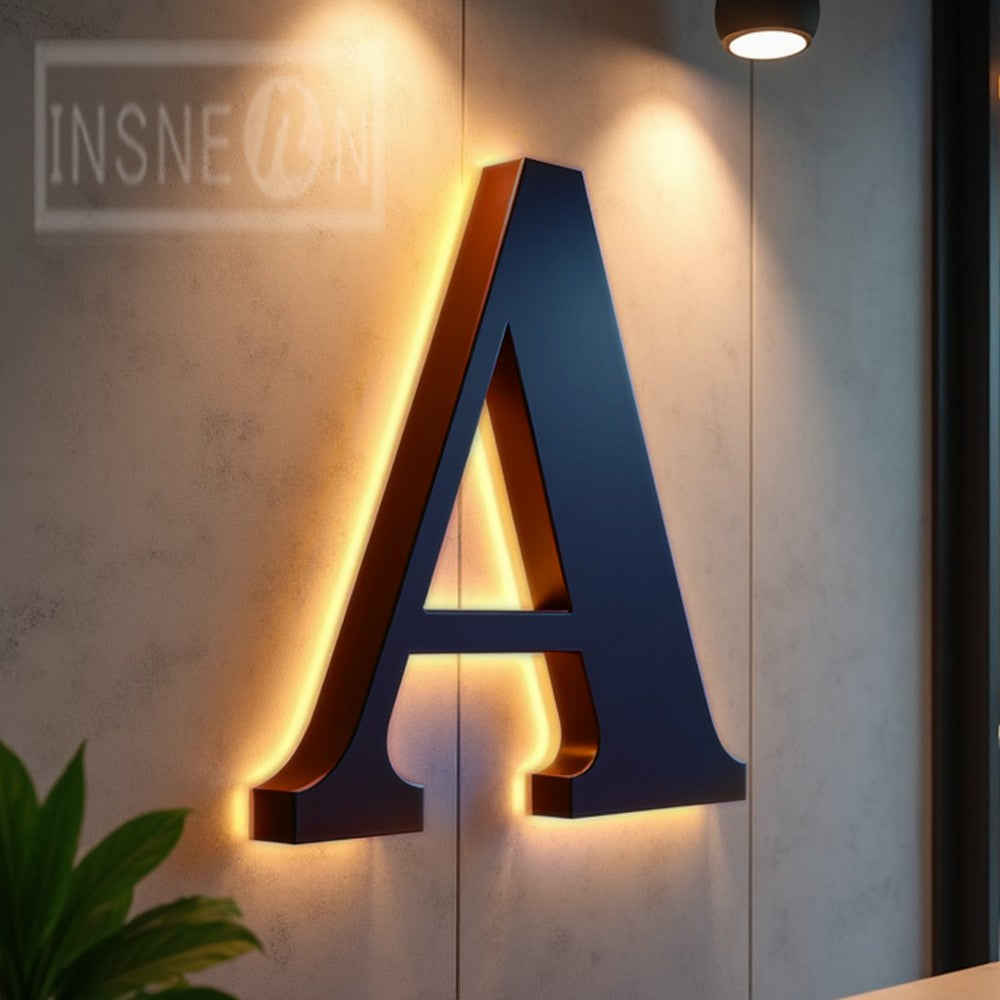 Luminous Letters Custom Logo Led Acrylic Signs Business Light Letter Advertising Luxury Brand Metal Sign Neon Wall Signboard 3d