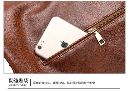 New women's handbag, single shoulder crossbody bag, PU women's tote bag, large capacity women's bag