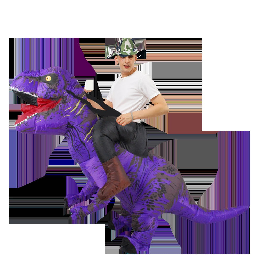 T-REX Monster Inflatable Costume Blow Up Cosplay Dinosaur Clothing Carnival Halloween Christma Dress For Man Woman Party Show