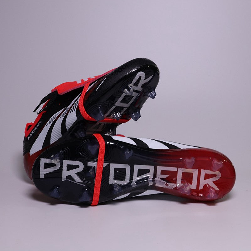 Q-2502 High Quality Mens Soccer Shoes Non-Slip Turf Soccer Cleats for Kids TF/FG Training Football Boots Chuteira Campo 35-45