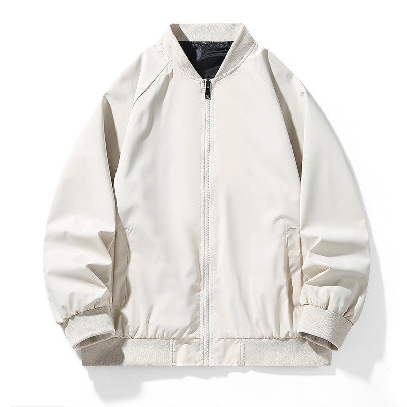 Men's Baseball Uniforms in Spring and Autumn Versatile Trendy Jacket Casual Stand Collar