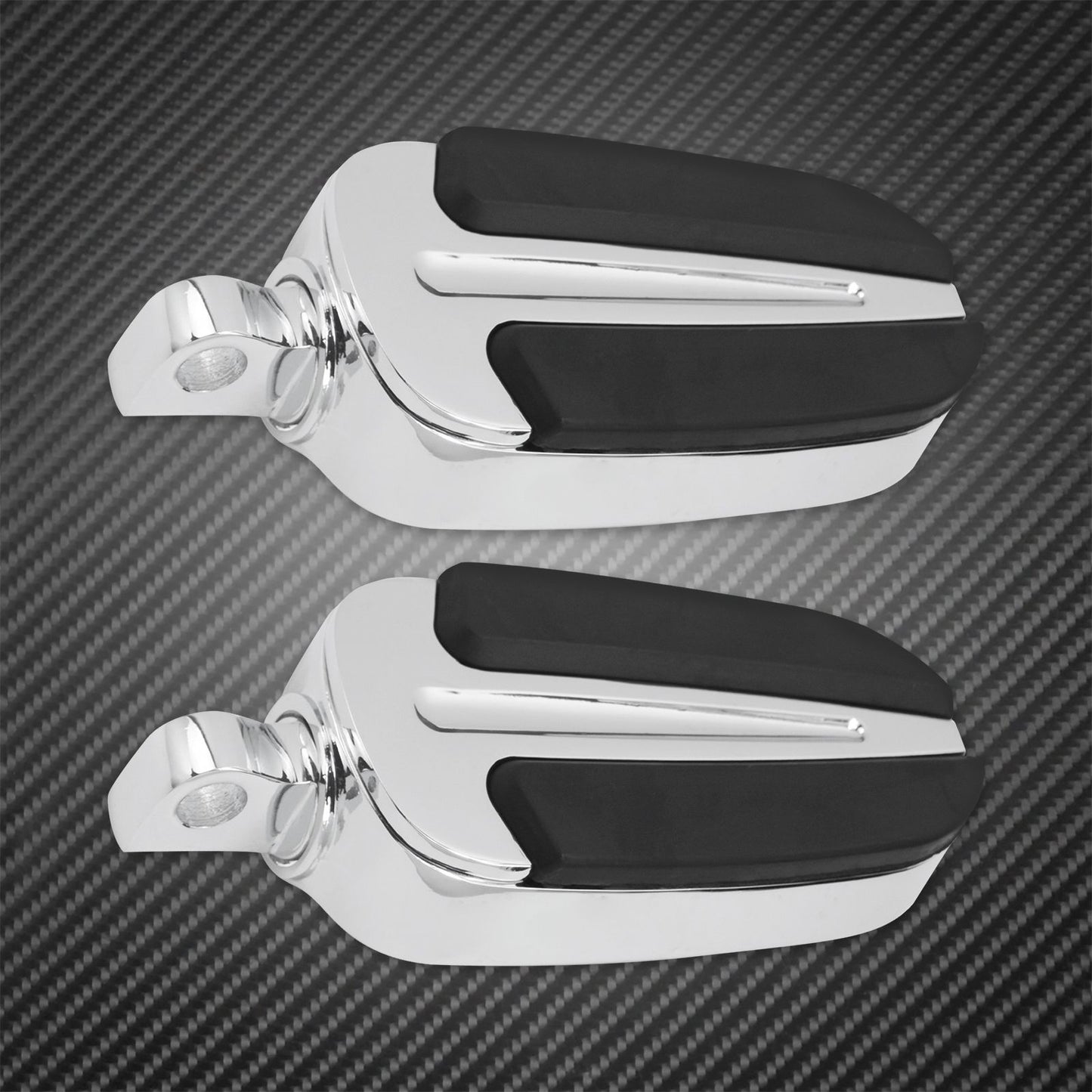 Motorcycle Rear Footpegs Pedal Slipstream Passenger Footrest For Harley Touring Road King FLHR Softail Fat Boy Dyna Sportster XL