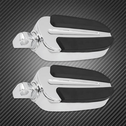 Motorcycle Rear Footpegs Pedal Slipstream Passenger Footrest For Harley Touring Road King FLHR Softail Fat Boy Dyna Sportster XL