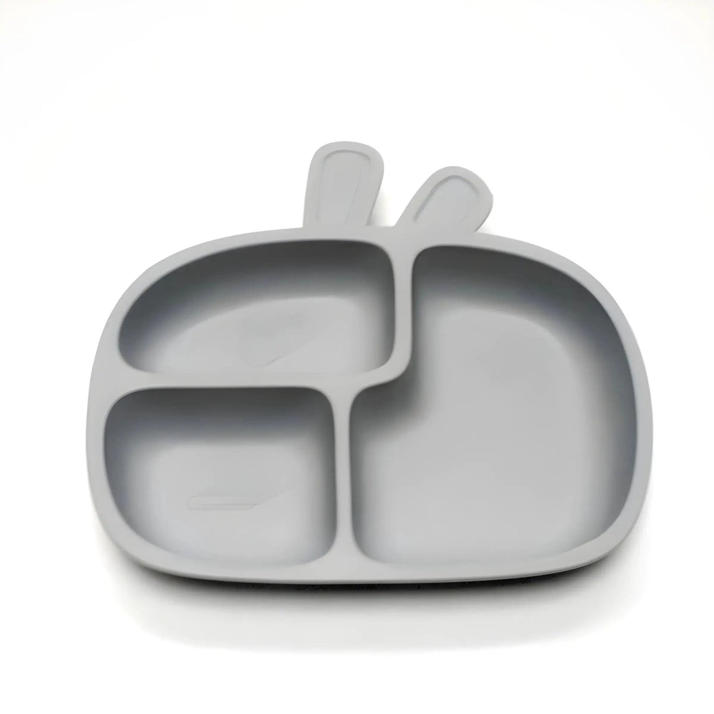 Silicone Baby Dinner Plate Food Grade Baby Supplement Bowl Set Children's Divided Dinner Plate Suction Cup One Piece