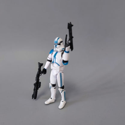 Lote de 3 Bonecos Soltos Star Wars Elite Force 501st 442nd Shadow Utapau Gree Shock Battalion Trooper 3.75" Coleção