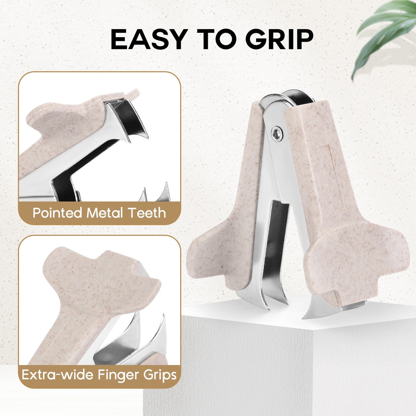 EAGLE Staple Remover Nail Puller Easy-to-Use Office Tool Portable Mini Office Quick Staple Extraction For School Office Home