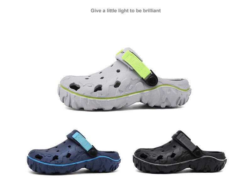2025 Summer New Breathable Soft-Sole Outdoor Sports Sandals  Versatile Casual Two-Way Trendy Sandals