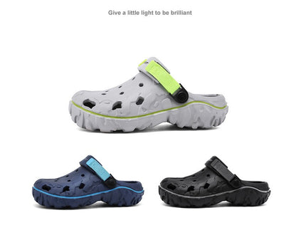 2025 Summer New Breathable Soft-Sole Outdoor Sports Sandals  Versatile Casual Two-Way Trendy Sandals