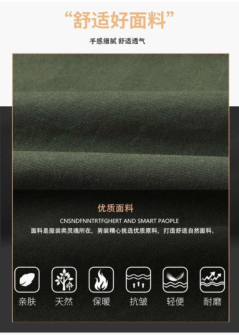 Mens Katoen Militaire Shirts Mannen Lange Mouwen Casual Dress Shirt Mannelijke Cargo Werk Shirts Heren Werken Shirts