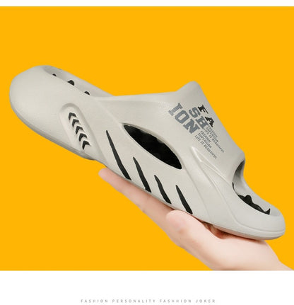 New Summer Man Massage Slippers 2023 Indoor Outdoor Sandals Beach Casual Shoes Soft Bottom Slippers Male Flip Flops Mens Sandals