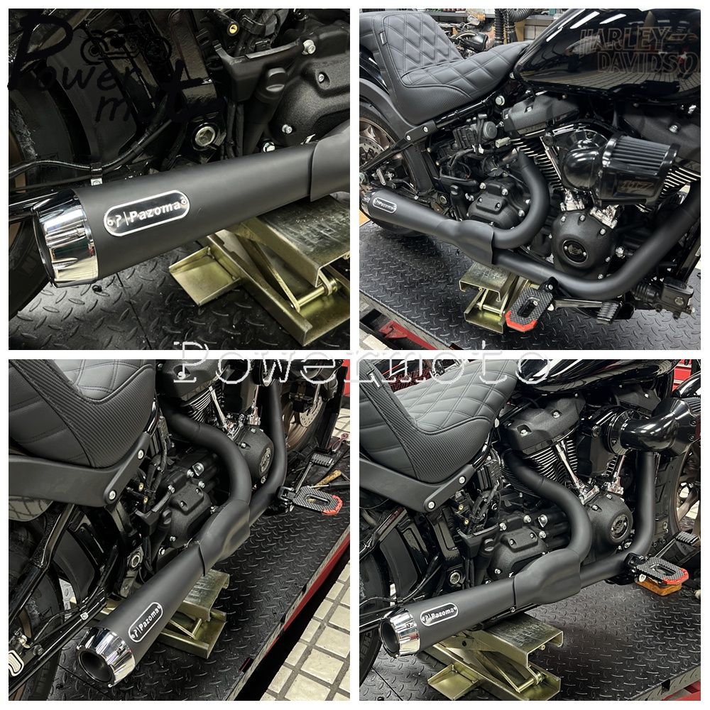 Motorbike Exhaust Pipes Exhaust Baffle Muffler For Harley M8 Softail Low Rider S T Fat Street Bob Standard Slim Deluxe 2018-2025