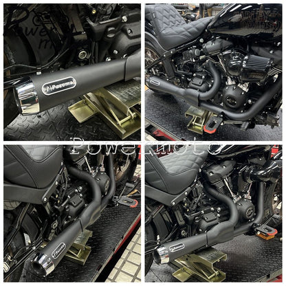 Motorbike Exhaust Pipes Exhaust Baffle Muffler For Harley M8 Softail Low Rider S T Fat Street Bob Standard Slim Deluxe 2018-2025