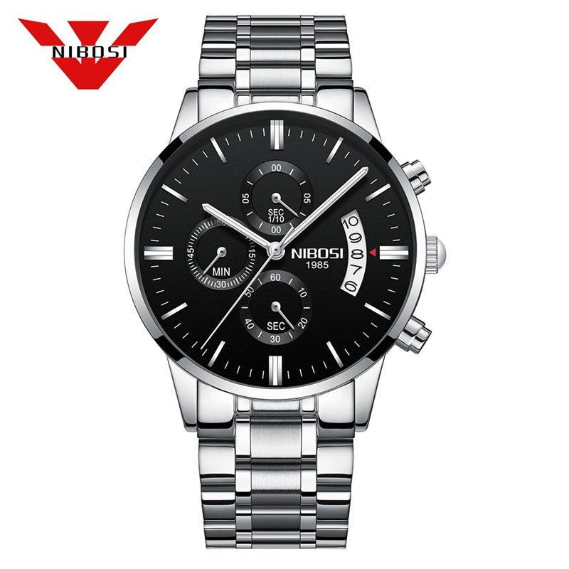NIBOSI Mens Watches Top Brand Luxury Famous Men's Dress Watch Fashion Casual Military Quartz Wristwatches Saat Relogio Masculino