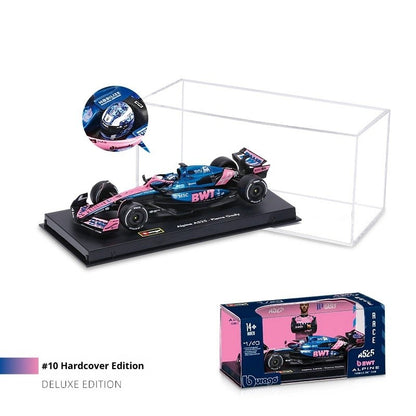 Novo Estoque Bburago 2025 F1 1:43 Sf-25 Leclerc Hamilton Rb21 Verstappen Mcl39 W16 Versão Capacete Modelo Miniatura de Liga Brinquedos Personalizados