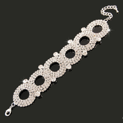 Novas Pulseiras de Berloques de Moda Prata 925 AAAAA Zircônia Cristal Feminino Pulseira Casamento Noivado Joias de Luxo