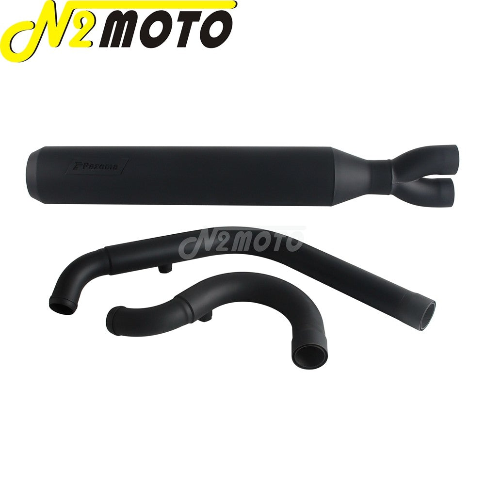 For Harley Softail Low Rider EI Diablo ST FXLRST FXRST 117 2022-2024 2-In-1 Full Length Exhaust System Stepped Head Muffler Pipe