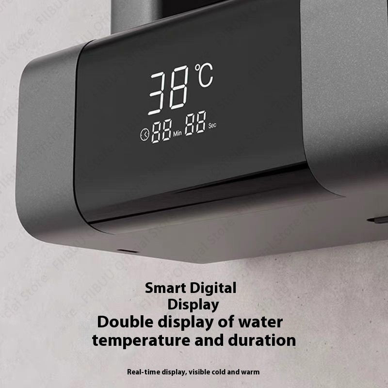 Digital Display Shower System Multi Modes Adjustable Shower Set Pressurized Spray Water Massage Showerhead Bathroom Accessories